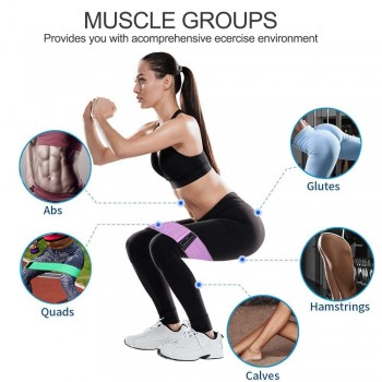 Resistance Bands Fitness Booty Bands Hip Circle Fabric Fitness Rubber Expander Elastic Band for Home Workout Exercise Equipment